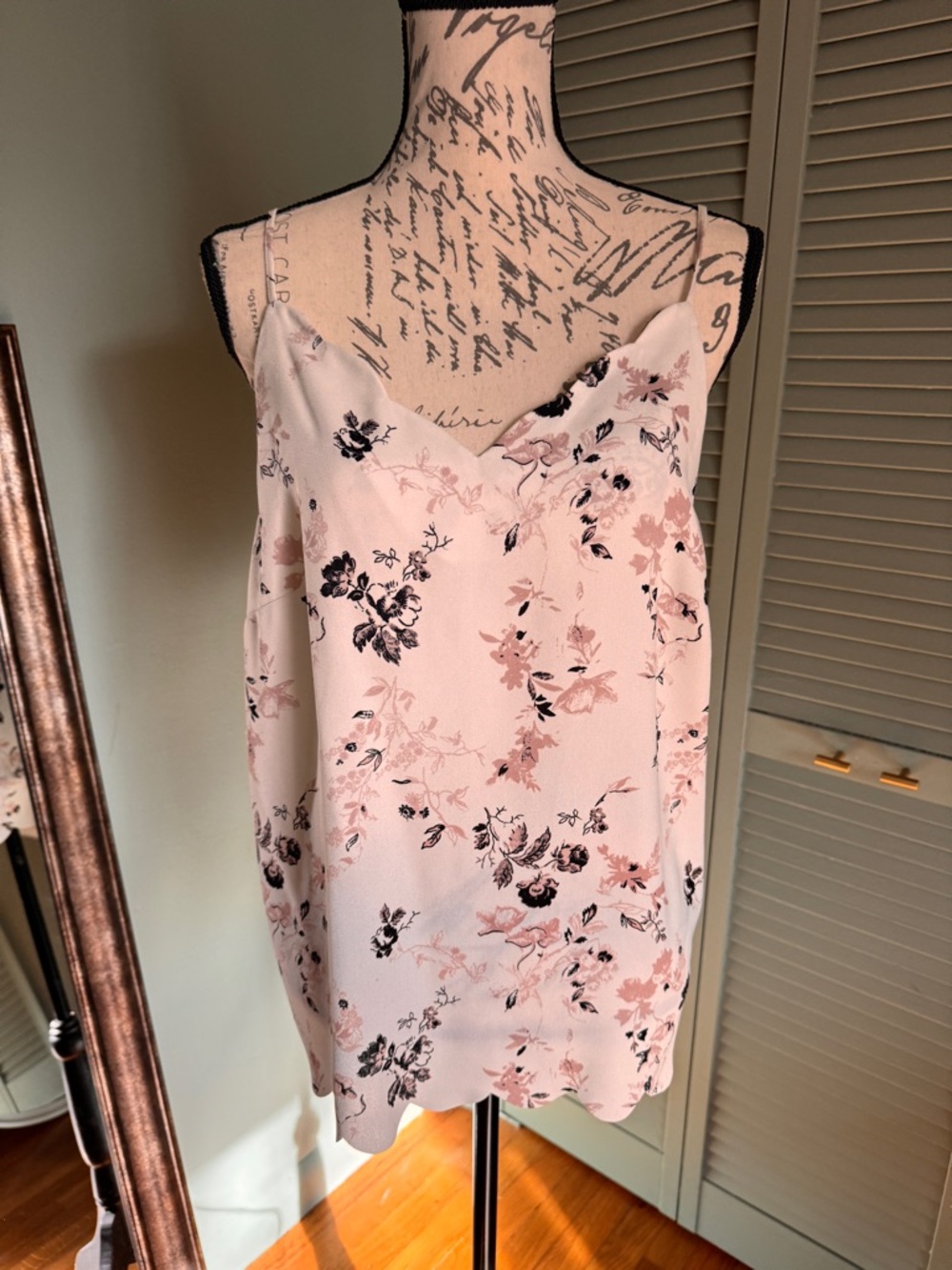 Halogen Pink Floral Slip Cami